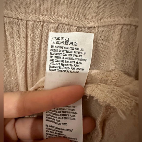 AE Tiered Babydoll blouse top - Picture 5 of 8